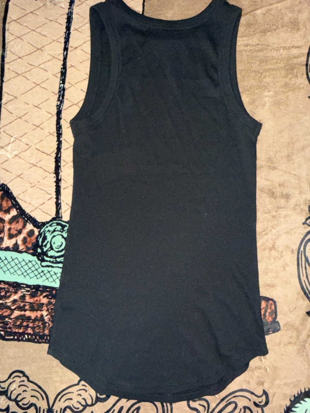 NWOT A new day and 24/7 Black and Coral Ribbed Tank Tops MEDIUM BUNDLE - Picture 7 of 9
